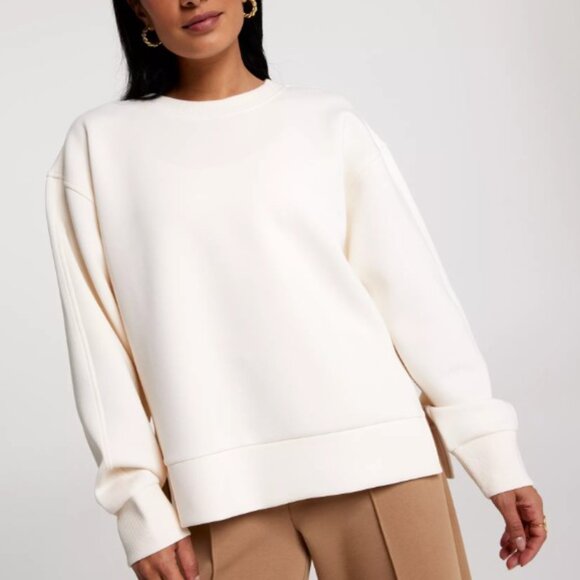 CALIA Women's Soft Scuba Crewneck Sweatshirt - Picture 3 of 3